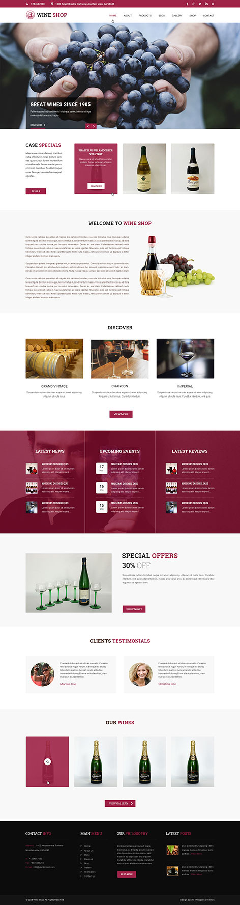 Entry 182513 in Wine and Brewery WordPress theme by SKT Themes