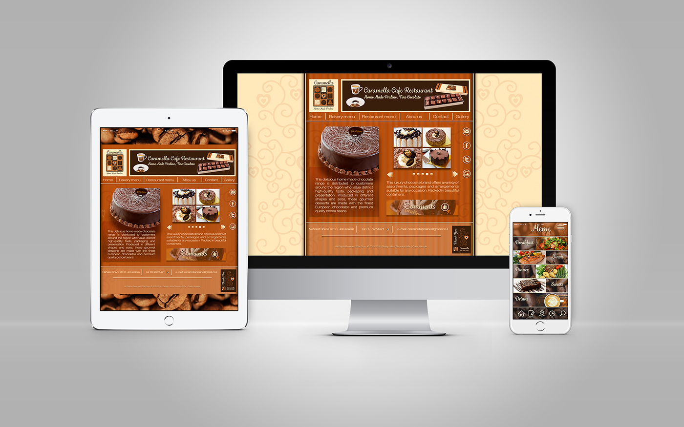 Entry 106718 in GUI/UI, Landing pages by Alina Pikovsky-Yoffe, Graphic/WEB Design