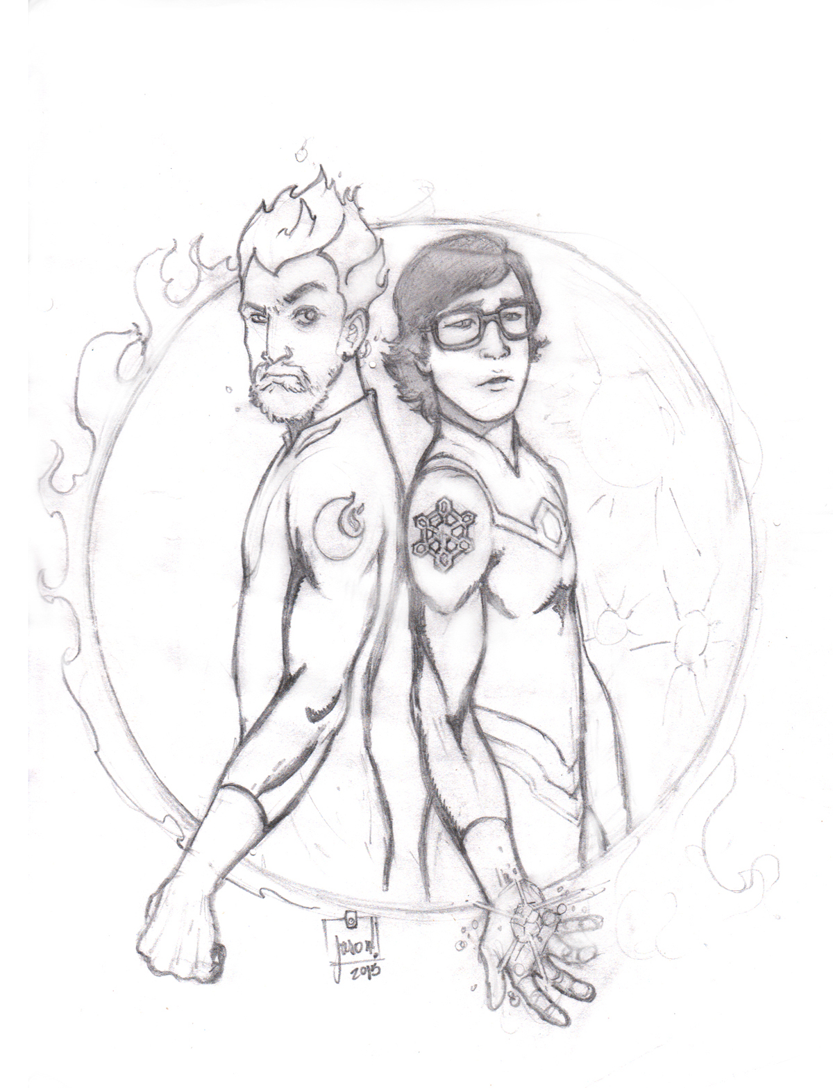 Entry 218344 in Rhett & Link | FIRE & ICE by Jason Haynes