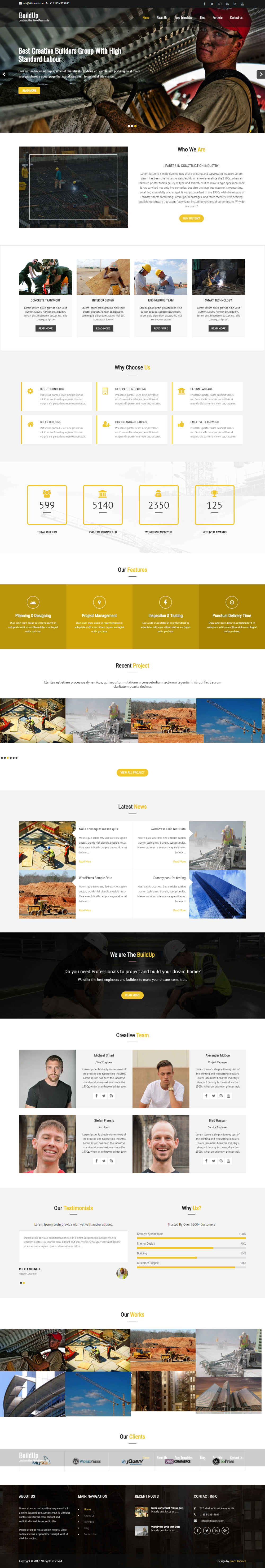 Entry 182712 in BuildUp WordPress theme by Grace Themes