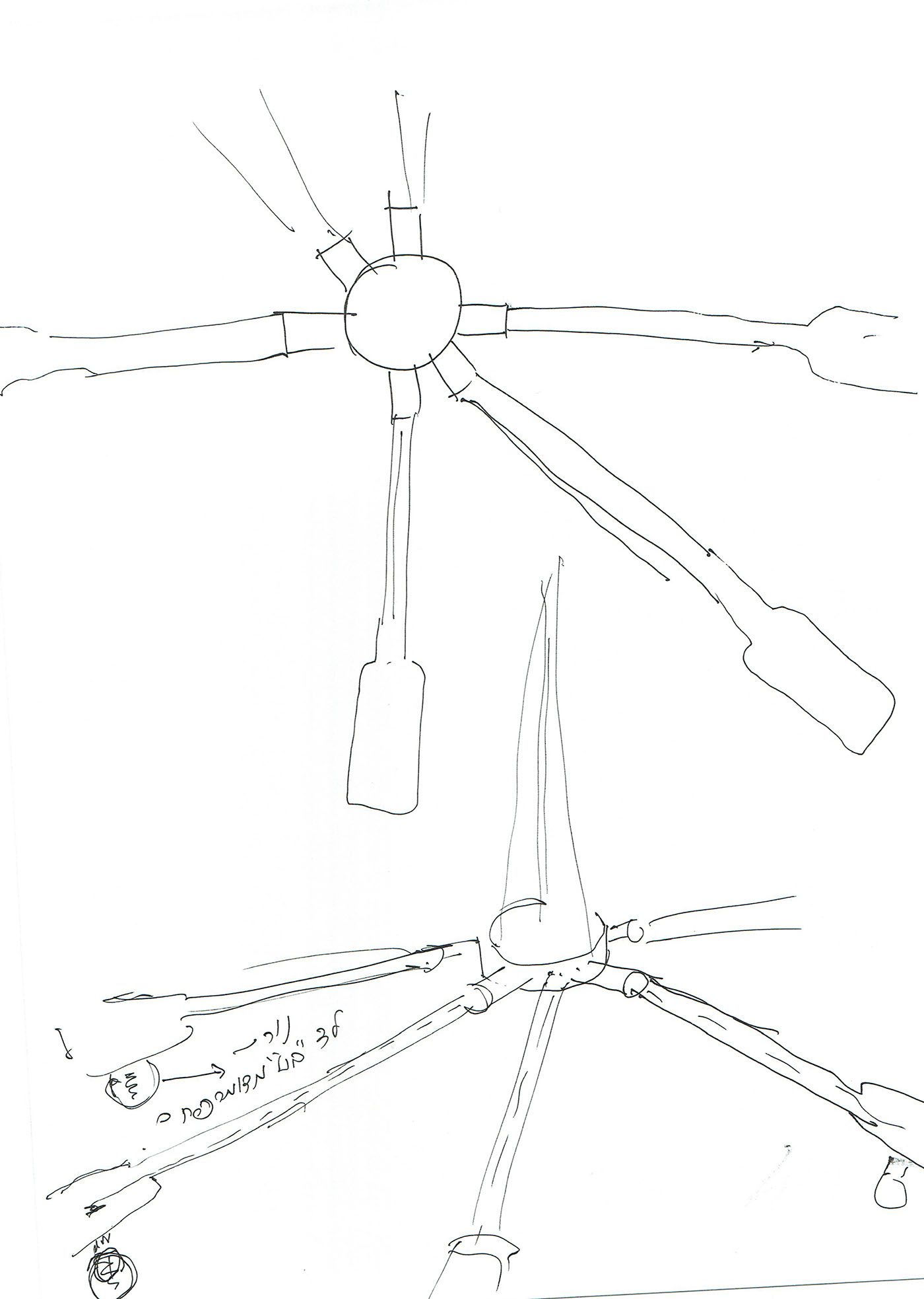 Entry 138223 in Paddle Light fixture by עמירם טאפירו עיצוב תעשייתי