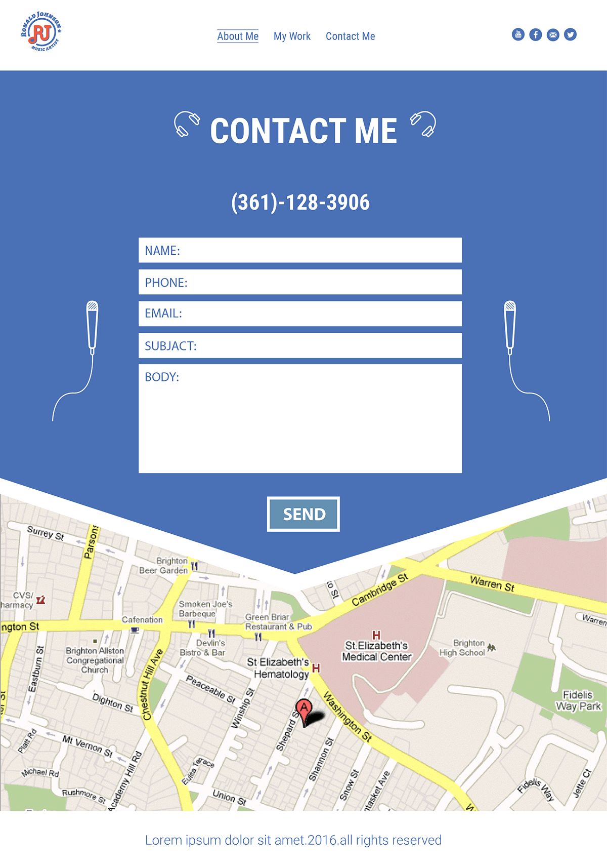 Entry 108541 in musician website by גיא בן נון - עיצוב גרפי