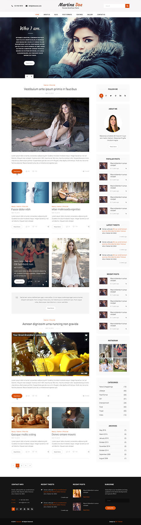 Entry 182510 in Personal WordPress theme by SKT Themes