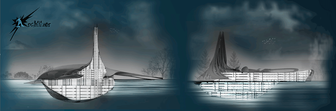 Entry 184974 in Mixed Use Tower Using Organic Architecture by Freelancer