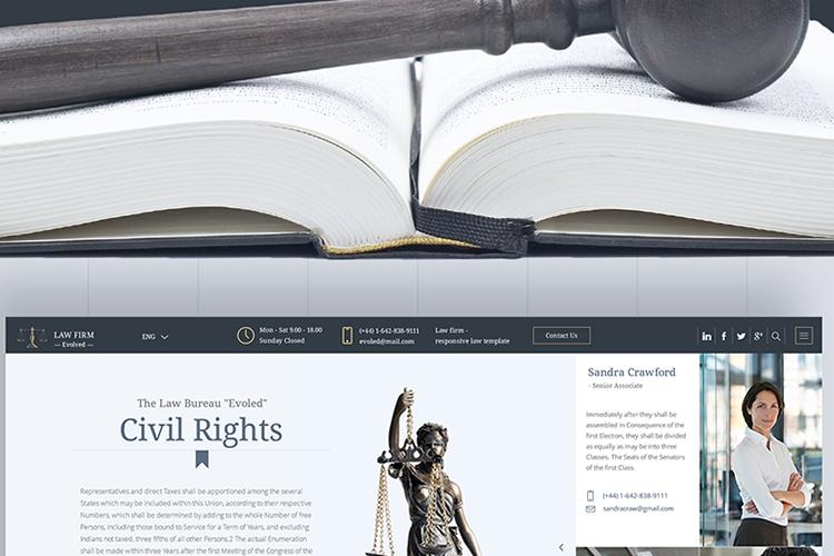 Open Entry 118698 in Legal Advice Office Website Design by Mobilunity by Mobilunity