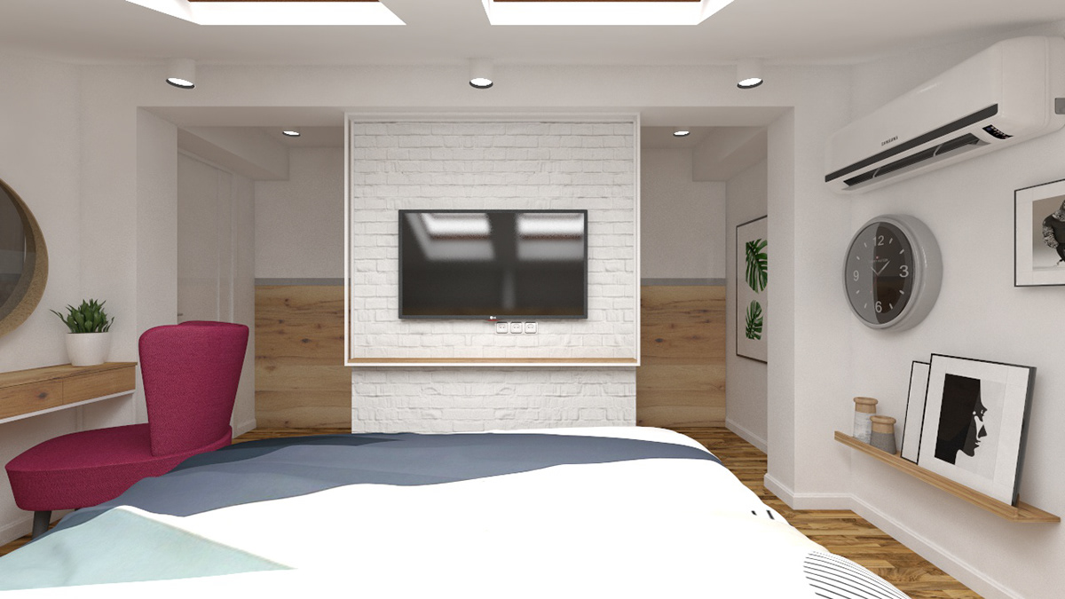 Entry 192934 in Attic interior design by MladMa