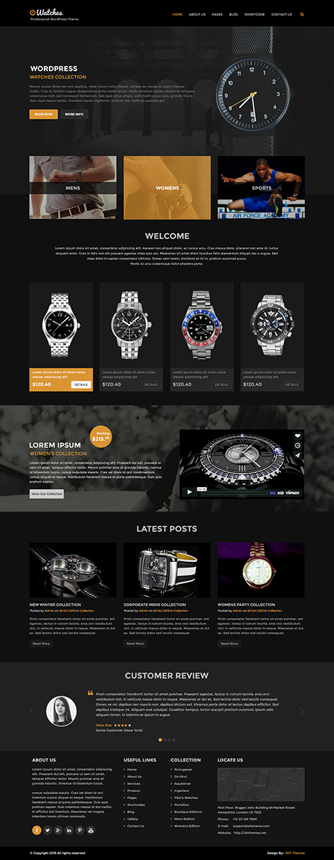 Entry 182550 in Luxury WordPress Theme by SKT Themes