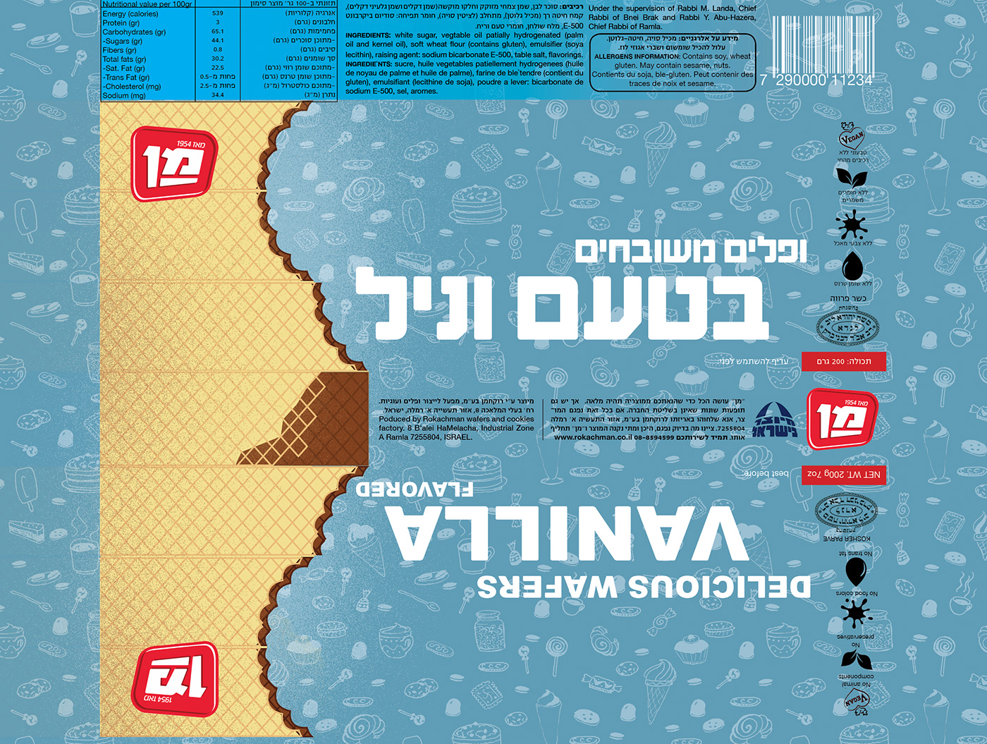 Entry 193713 in Mann wafers package redesign task by Tal Wagner