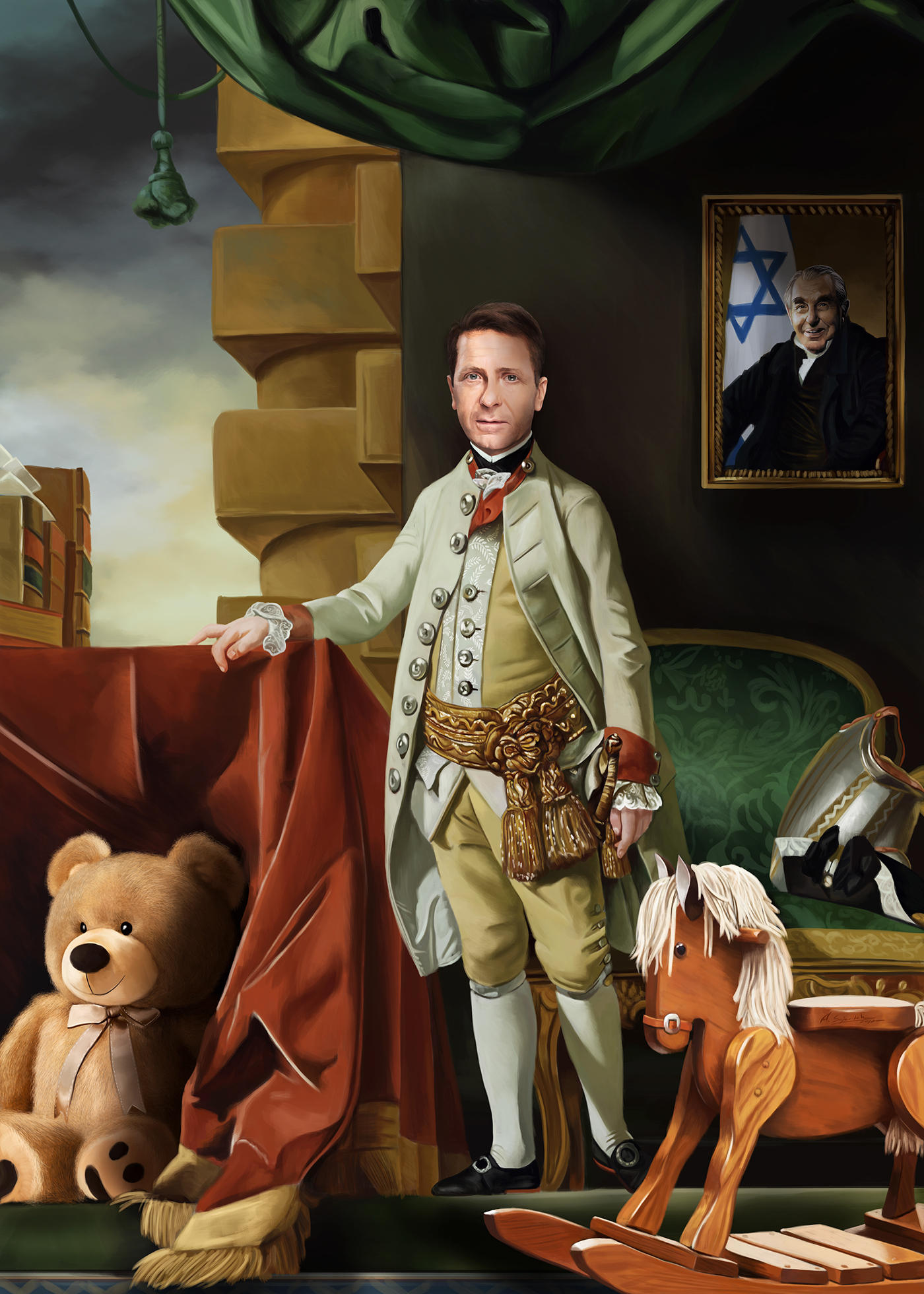 Entry 244405 in The Celebrities Saloon by Aviad Sajevitch Art & Illustrations