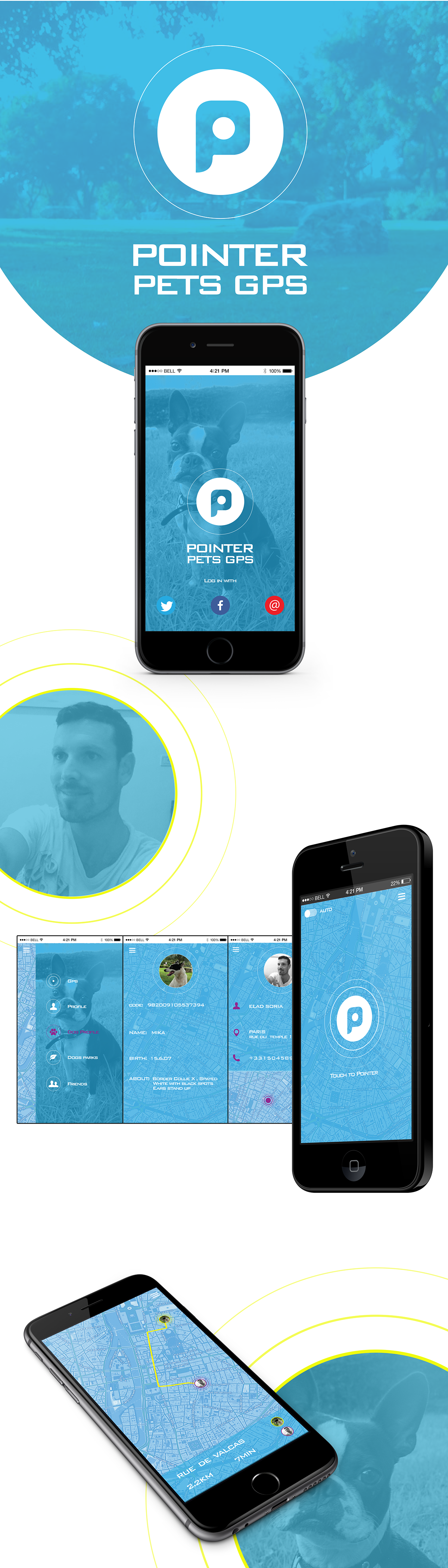 Entry 104813 in Pointer - Social app for finding dogs by Elad tal soria
