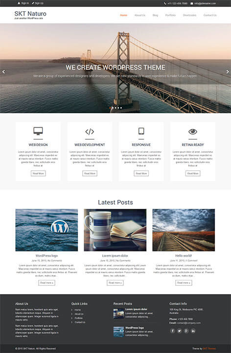 Entry 182439 in Naturo Lite by SKT Themes