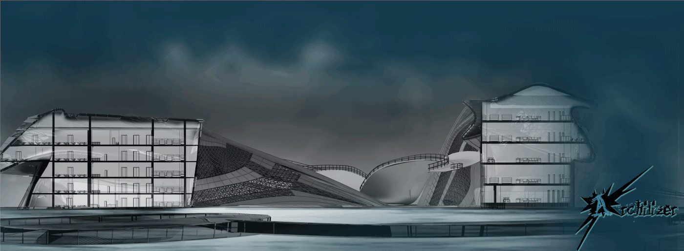 Entry 184982 in Shopping Center Using Organic Architecture by Freelancer