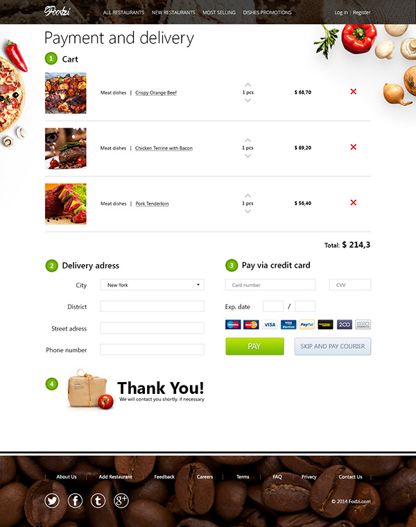 Entry 80814 in Foodzi - DC based Food Delivery Service by SteelKiwi Inc.