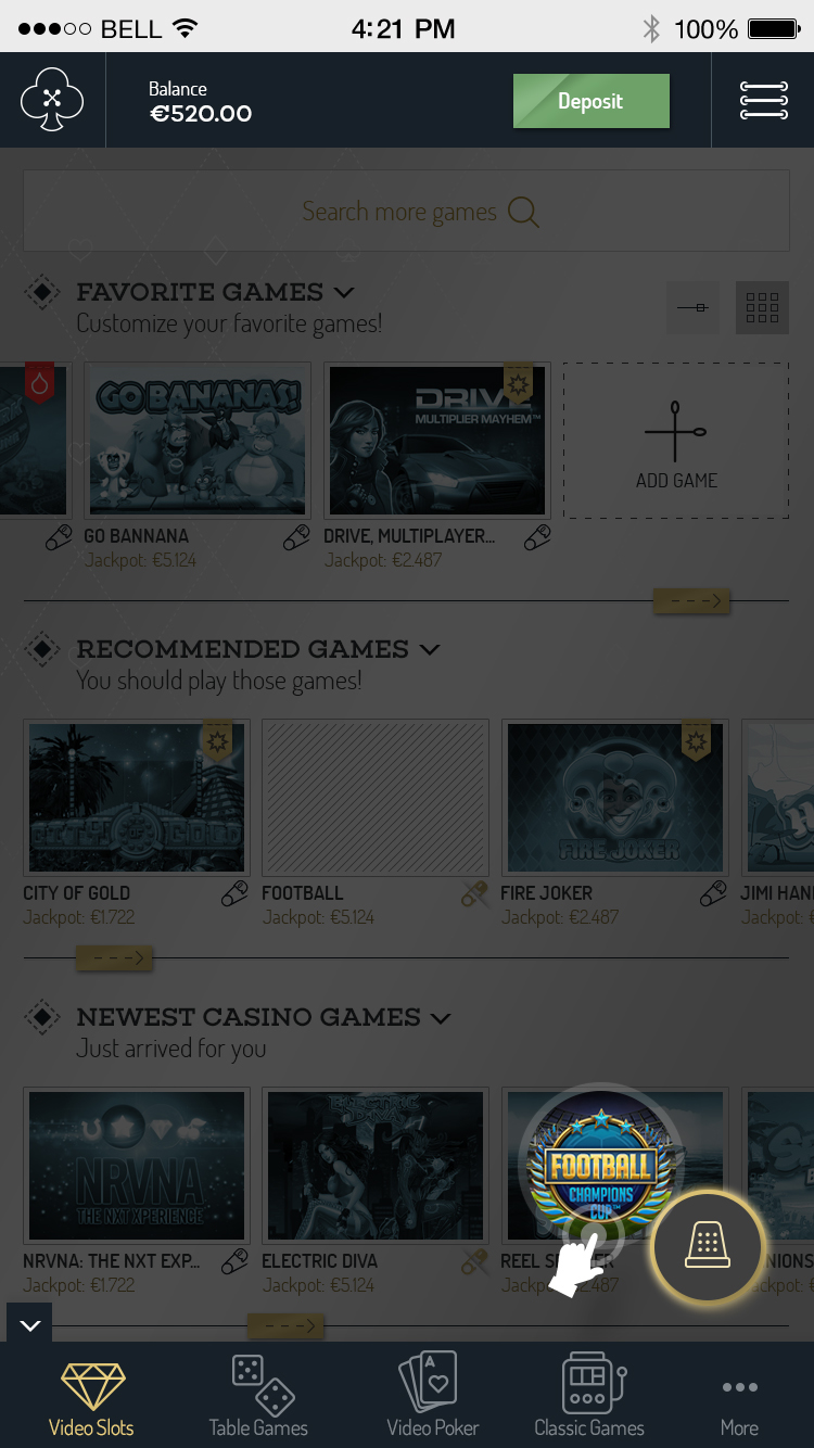 Entry 161605 in Tailor Casino Mobile UI - EveryMatrix LTD Project by Eduarth, Alexandru Schmidt