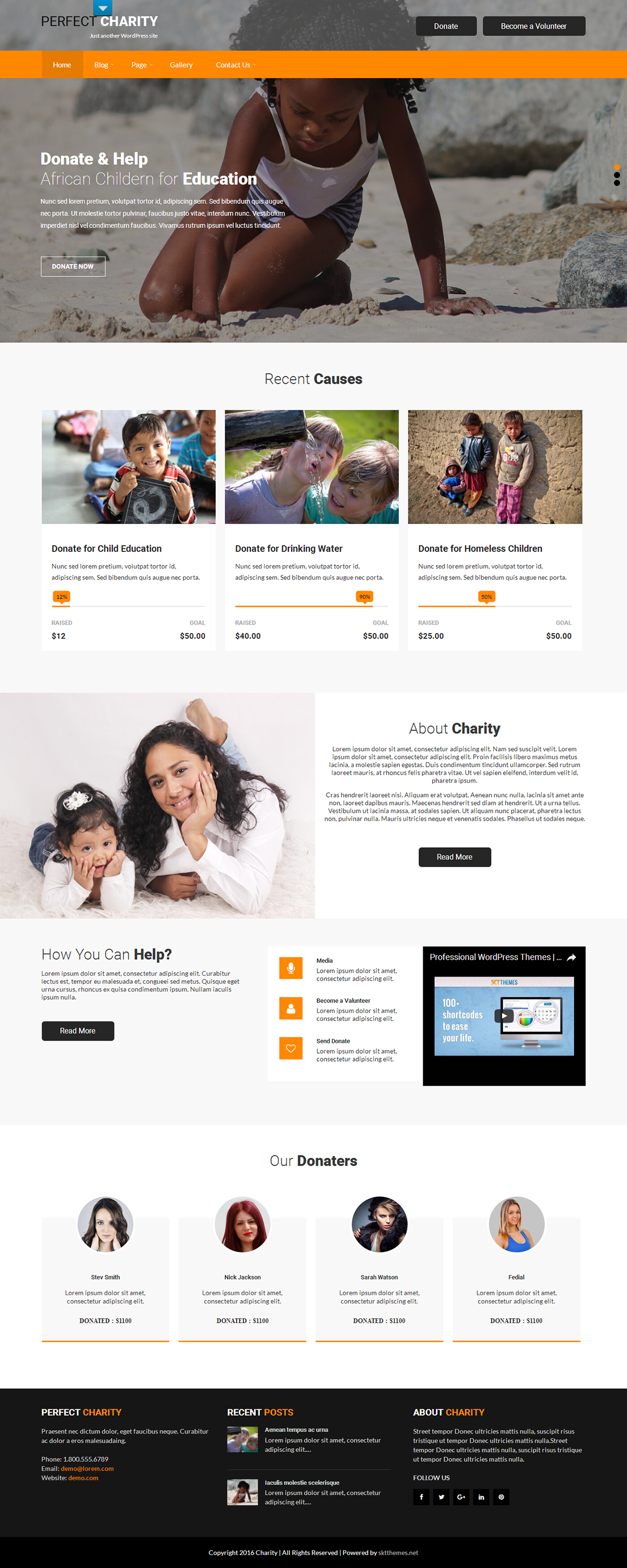 Entry 182343 in Perfect Charity Lite by SKT Themes