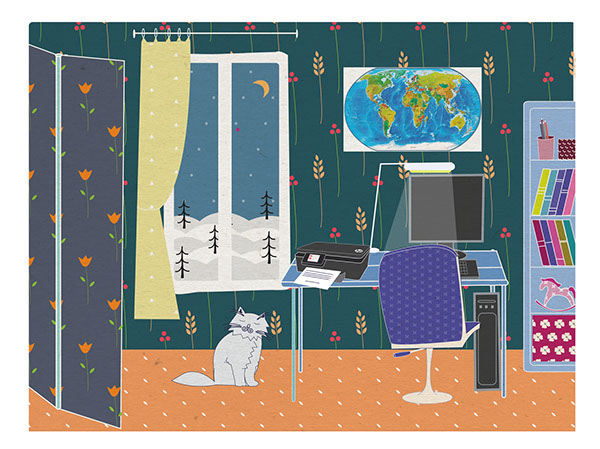Entry 121928 in Kids rooms. Adv for HP printer by lidia tomashevskaya