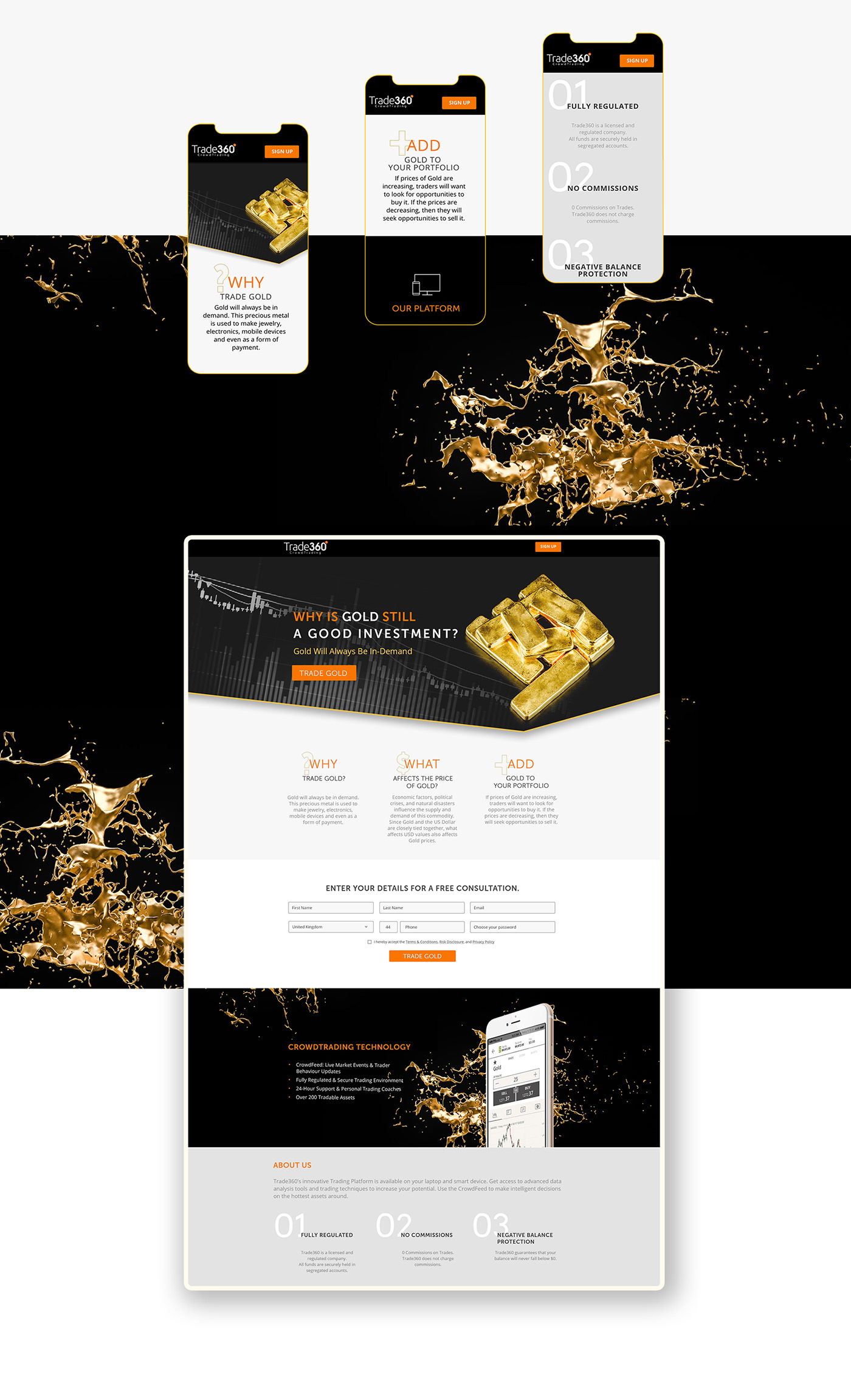 Entry 221461 in Gold Investing Campaign by UI & Digital Graphic design