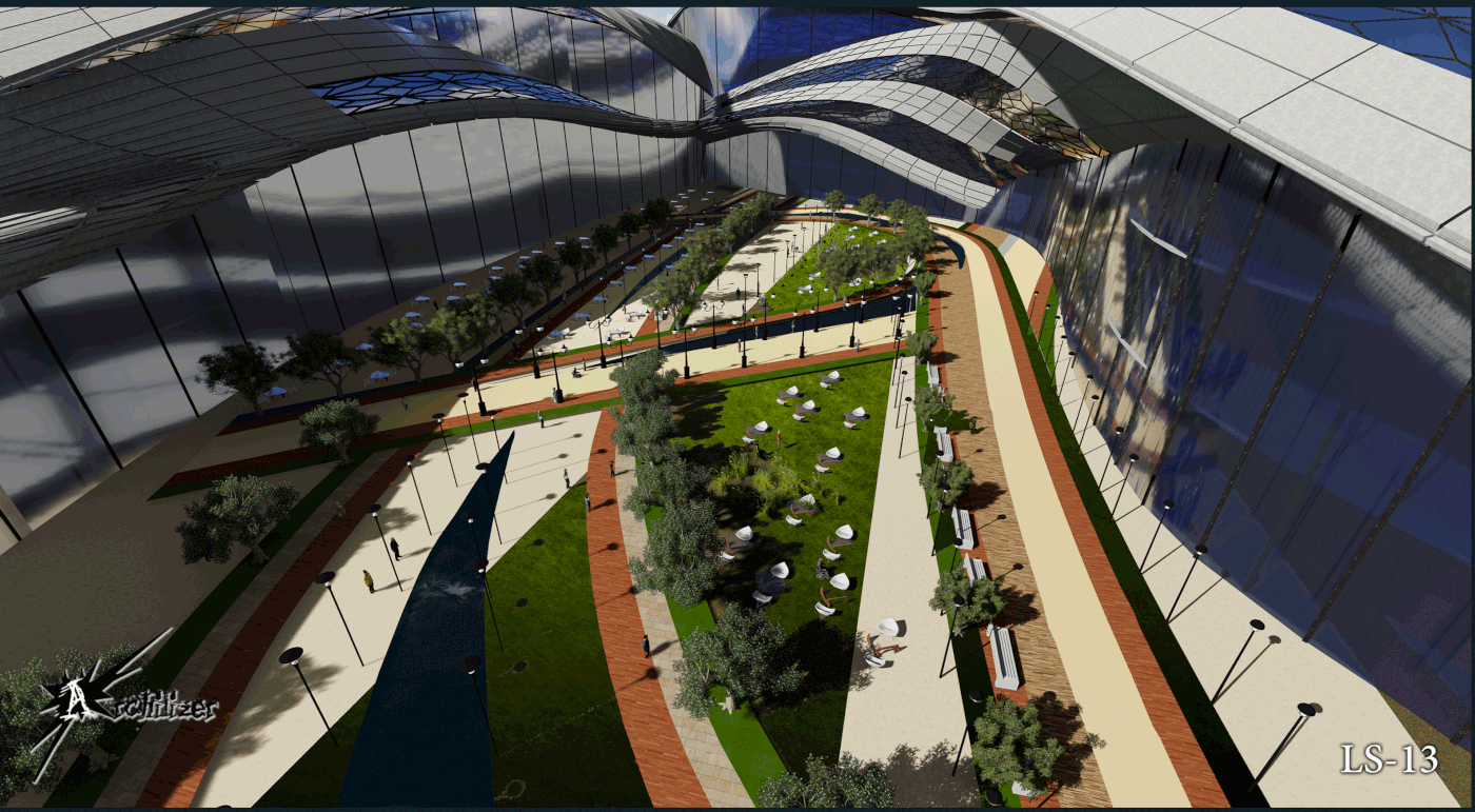 Entry 184987 in Culture Center using Organic Architecture by Freelancer