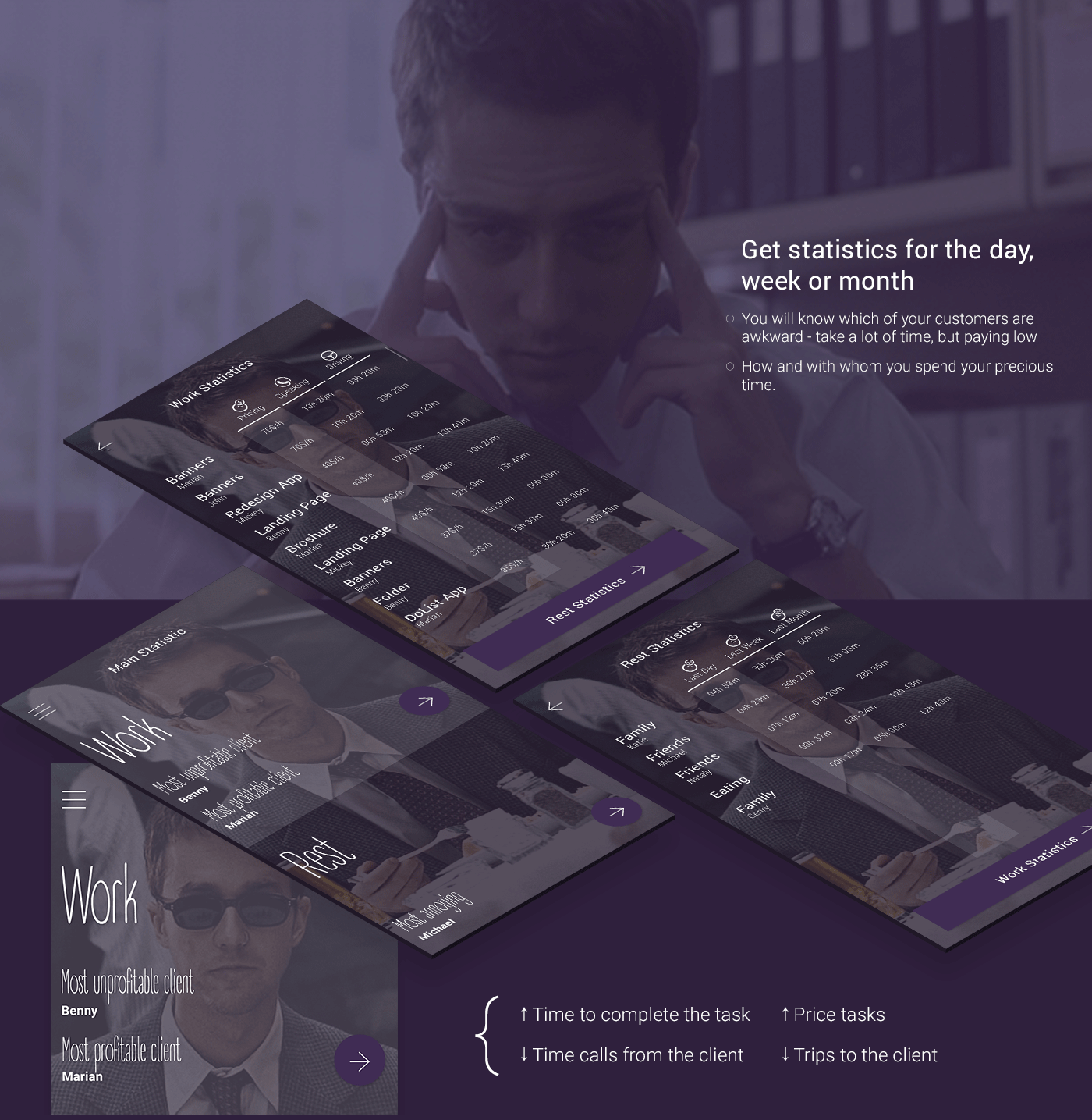 Entry 102718 in UI&UX WorkMore - Freelance To Do App by UX&UI Designer