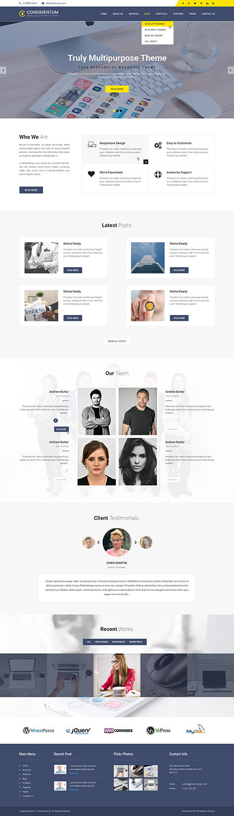 Entry 182507 in Truly Multipurpose WordPress theme by SKT Themes