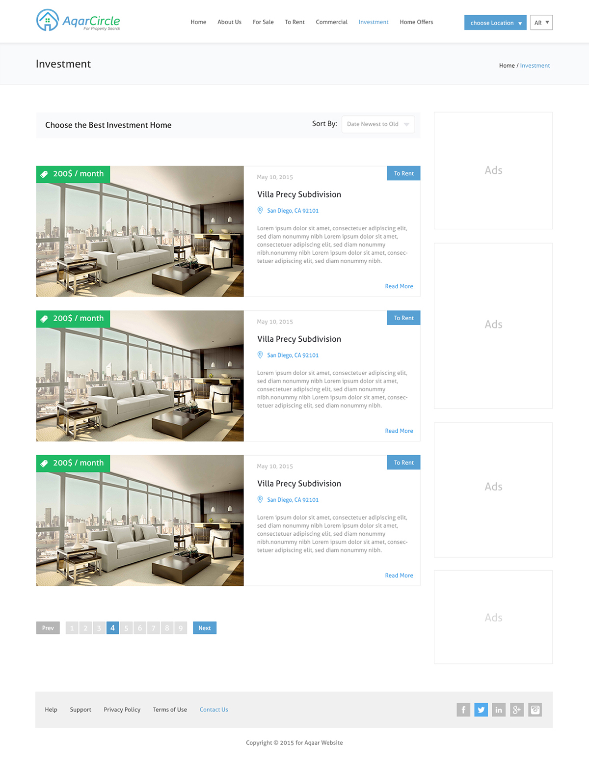 Entry 143292 in ِAqarCircle Website by Haweya company