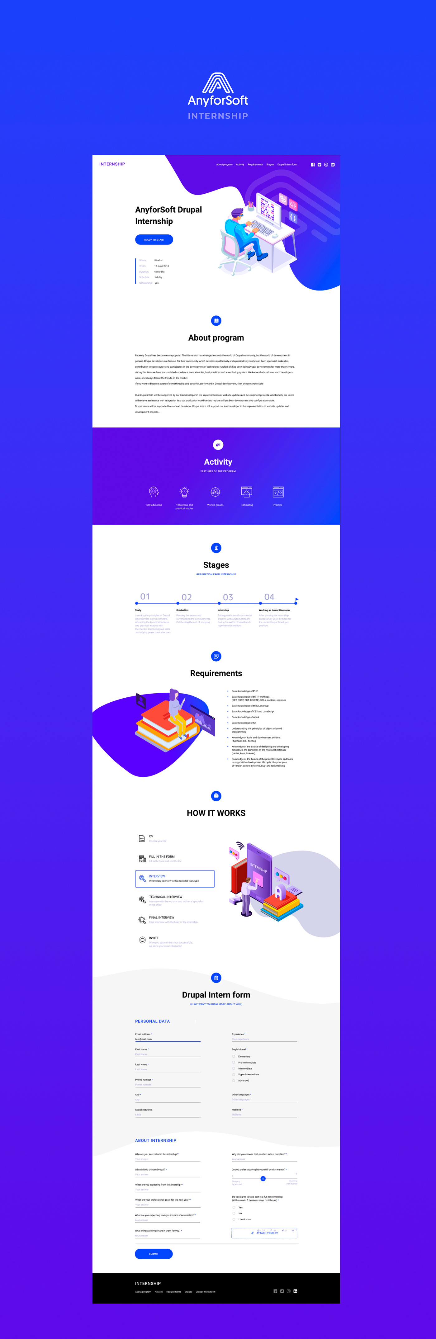 Entry 235780 in Landing pages by AnyforSoft