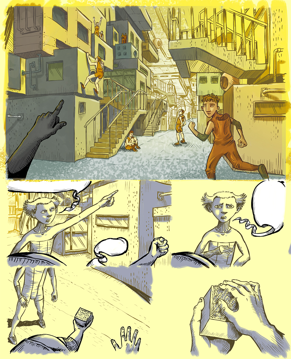 Entry 146452 in Mycelium Seep - Page Drawing process 5 by KLOOM STUDIO
