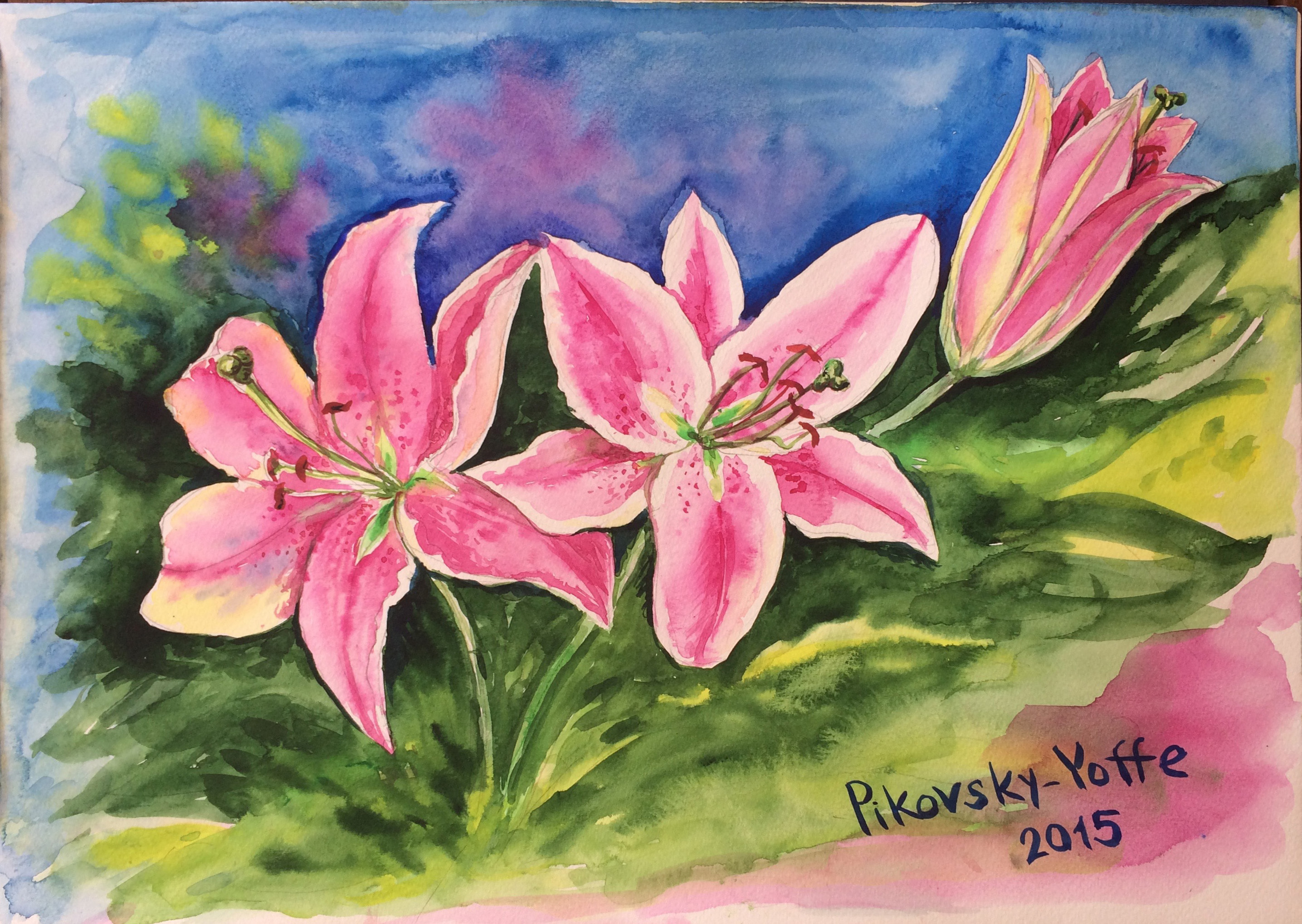 Entry 85952 in WaterColor ART by Alina Pikovsky-Yoffe, Graphic/WEB Design