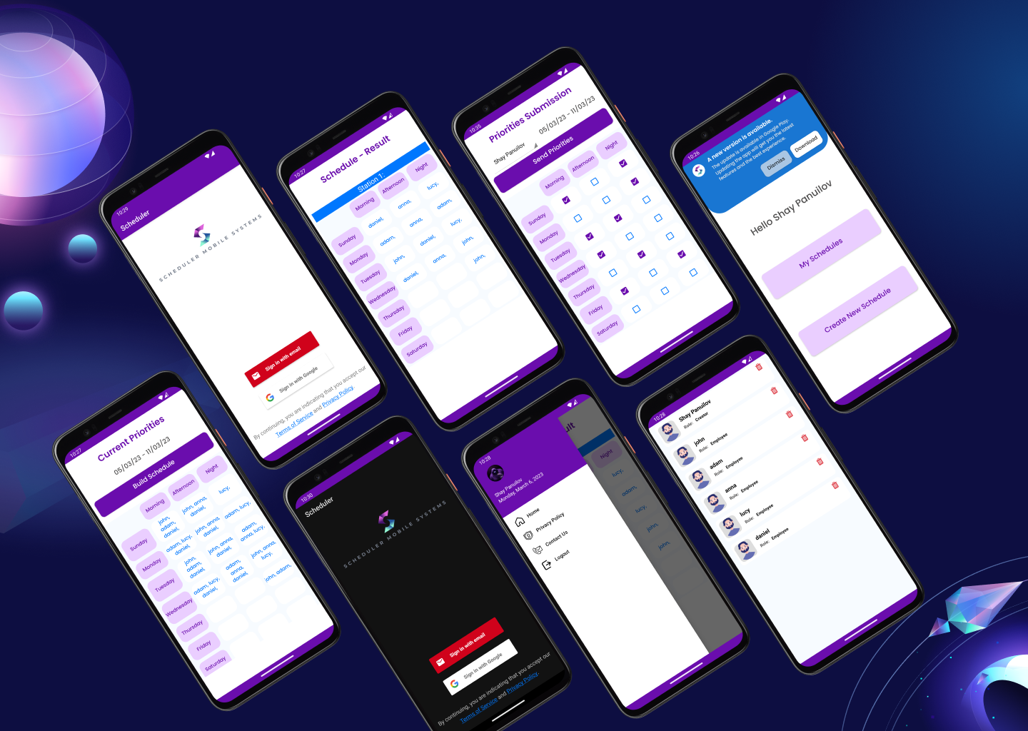 Entry 285912 in Android by Scheduler Systems