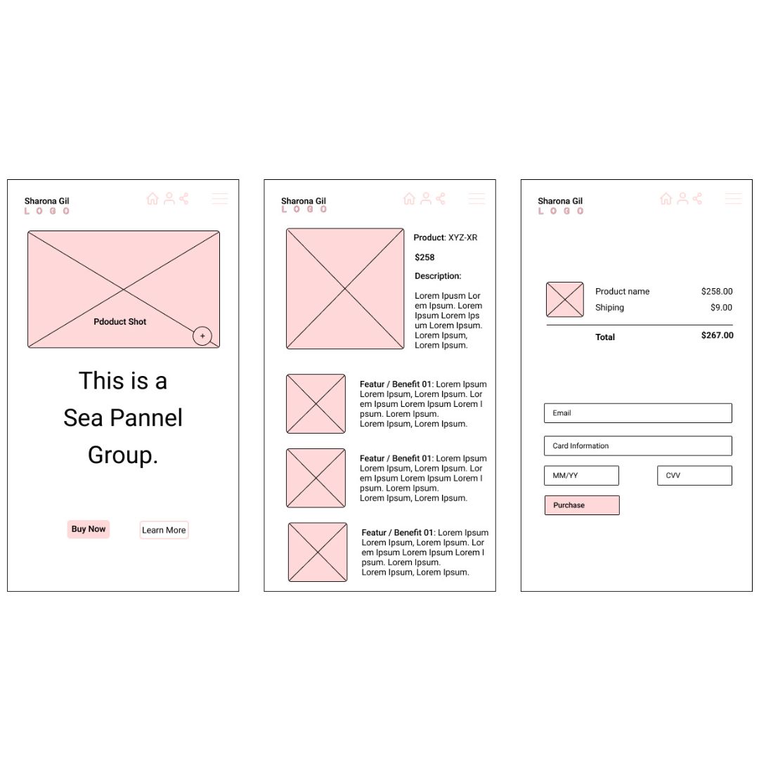 Entry 338466 in UX/UI-Figma by שרונה מאפיינת ומעצבת לדיגיטל - UX/UI Designer