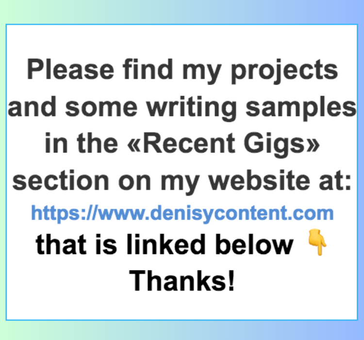 Entry 302204 in Portfolio by Denis Yankovsky Content