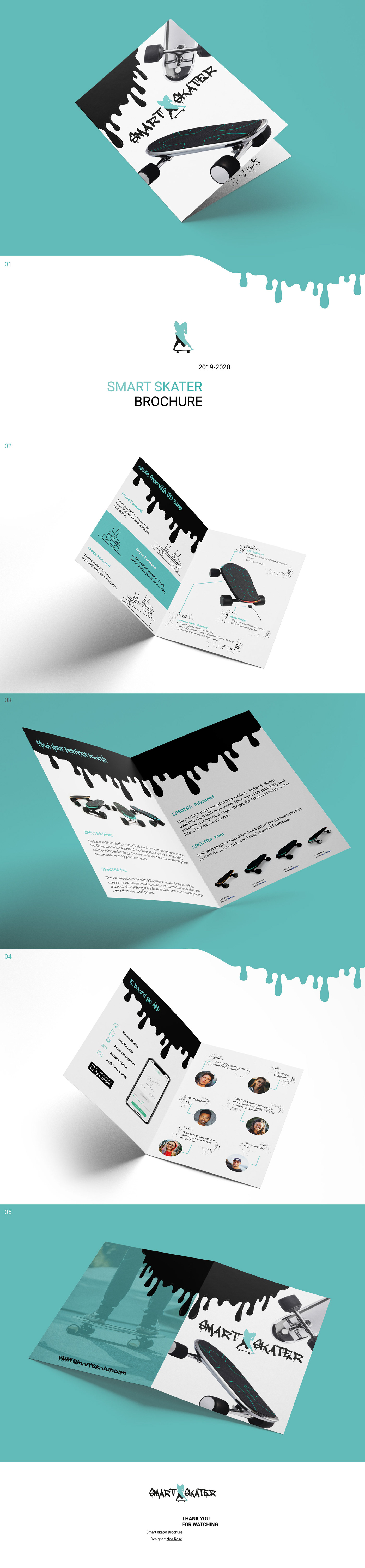Entry 264405 in Smart Skater | Brochure by Opal Black Rose