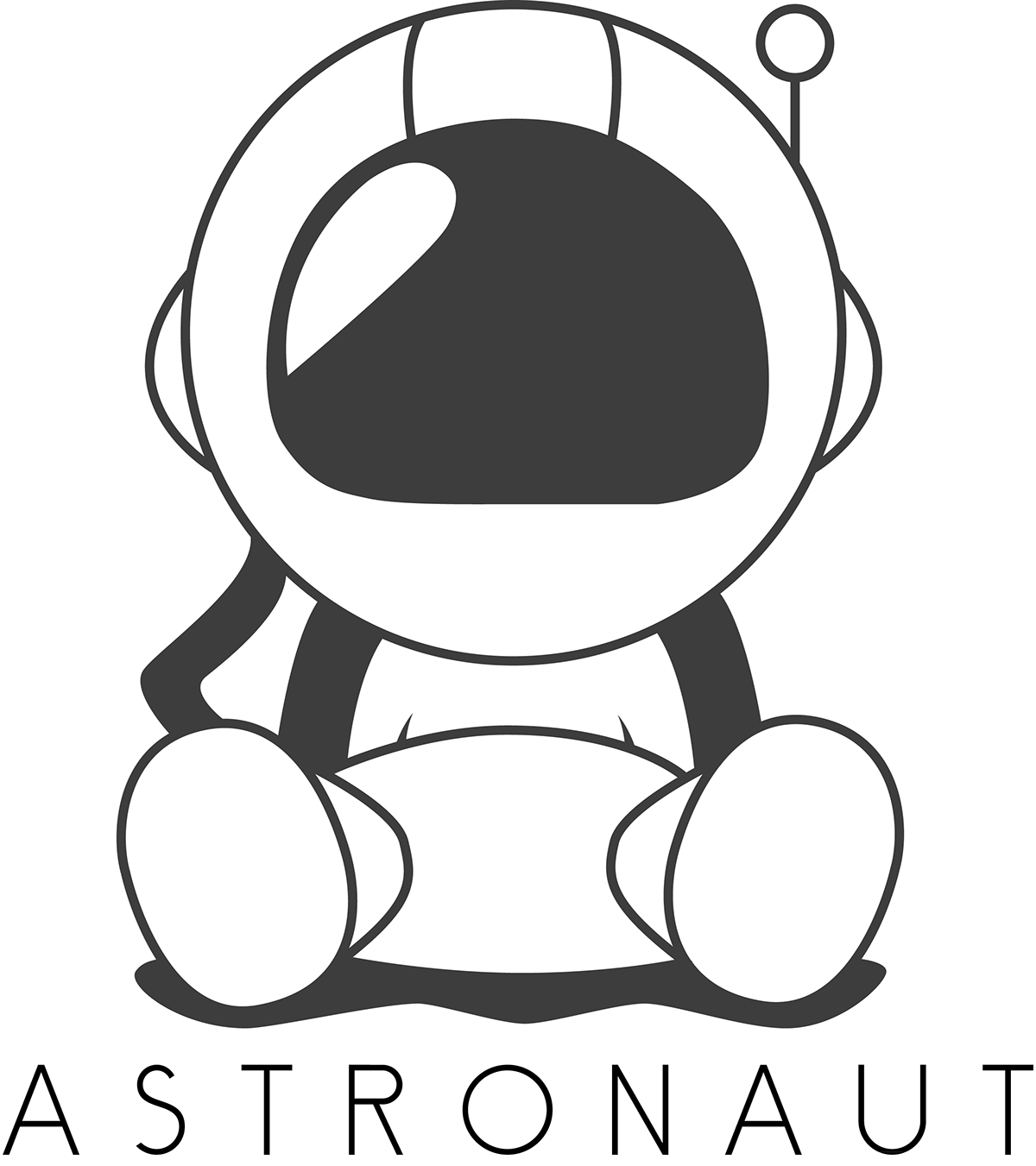 Entry 91630 in Astronaut - Conecpt Logo T-Shirt Design by גל מור יוסף