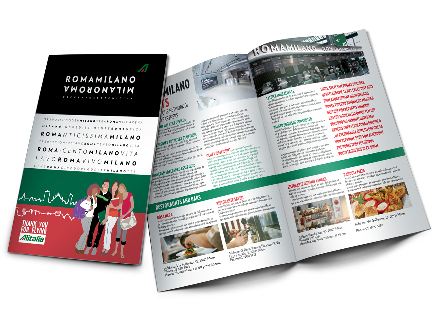 Entry 85276 in ROMAMILANO | Alitalia by 28/8 Design