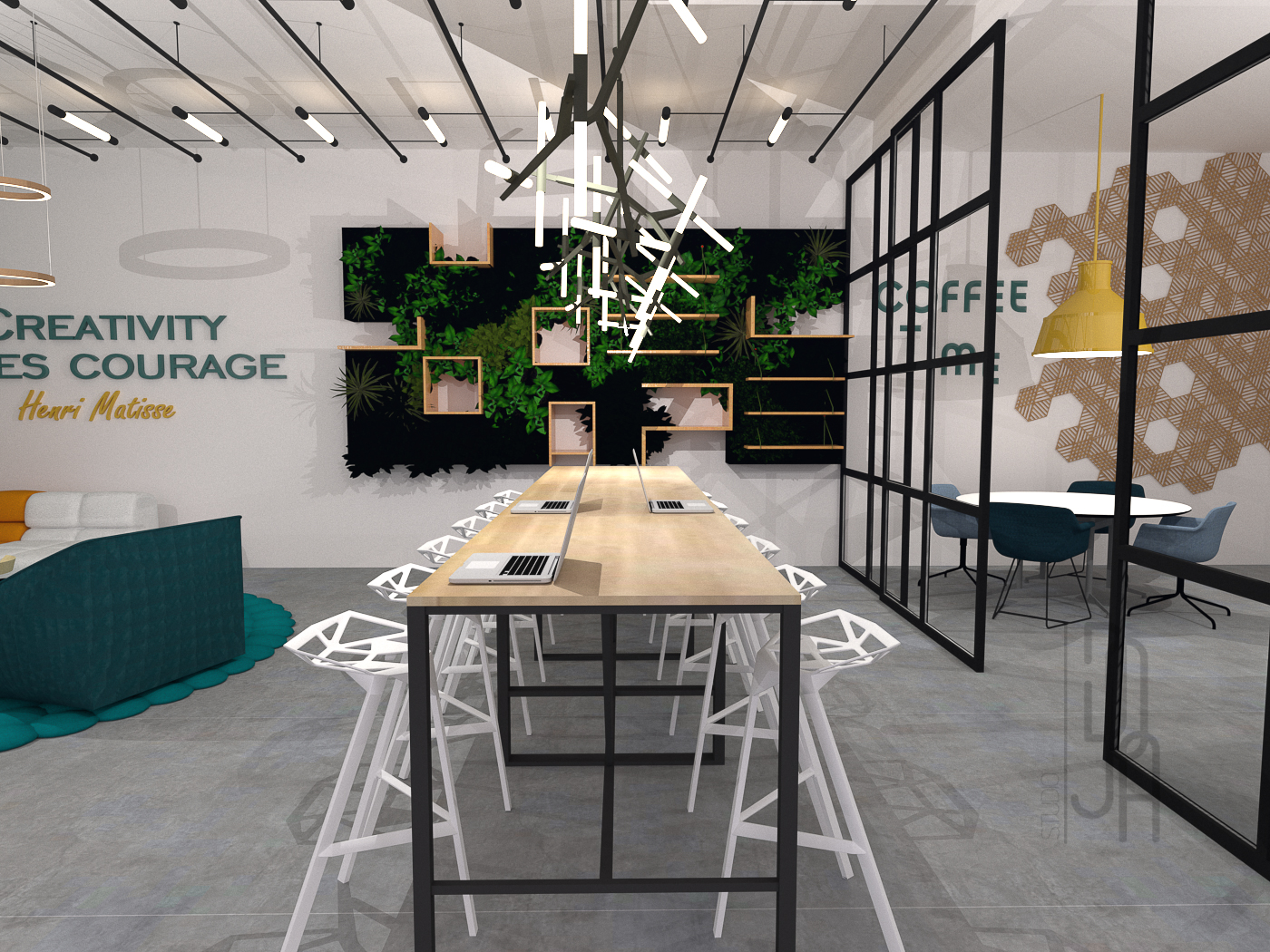 Entry 188053 in Office Coworking by Doja Studio Interior Design