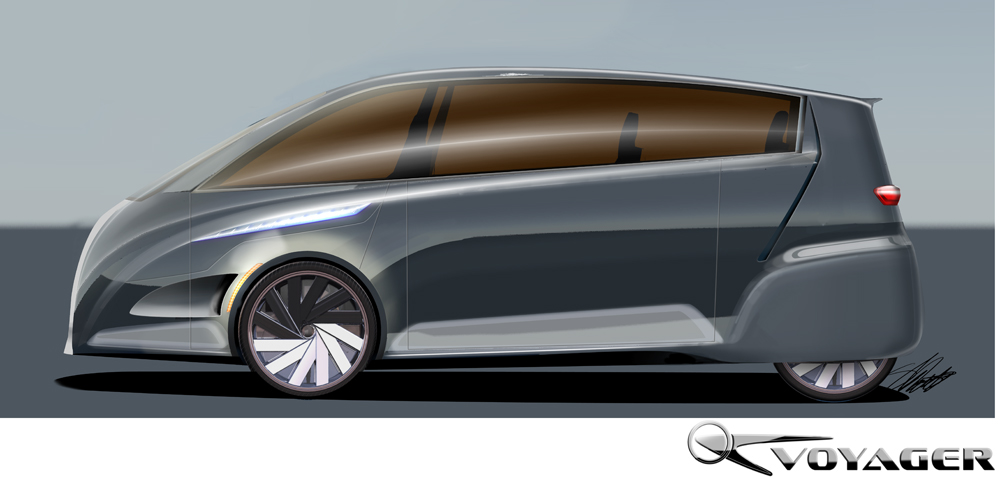 Entry 157056 in Voyager, E- Minivan Brandig-Design project by Design Shabtai