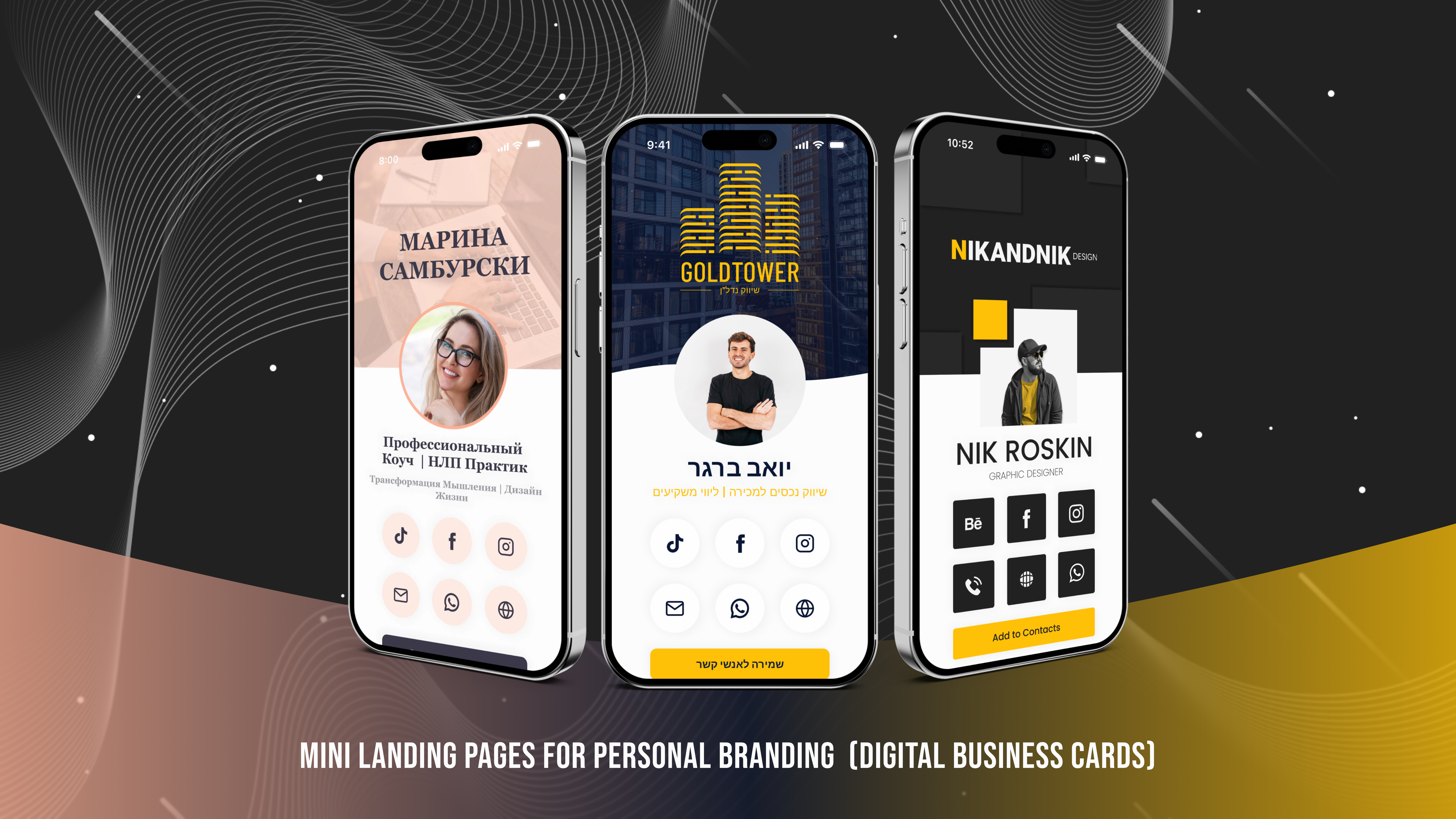 Entry 334813 in Digital Buisness Cards by nikandnik.design