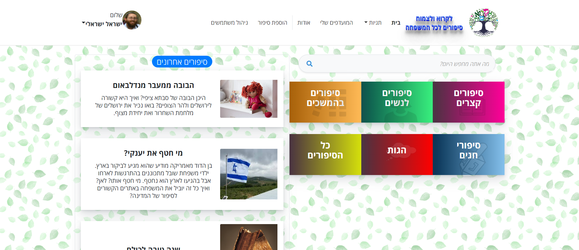 Entry 273577 in Portfolio by בכל אתר ואתר