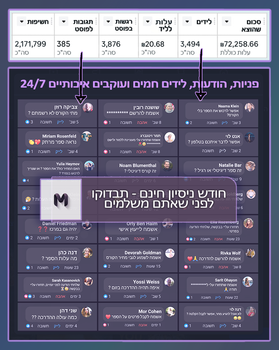 Entry 340856 in תיק עבודות 2 - זרם קבוע של פניות ומתעניינים by מיכה מורדכי